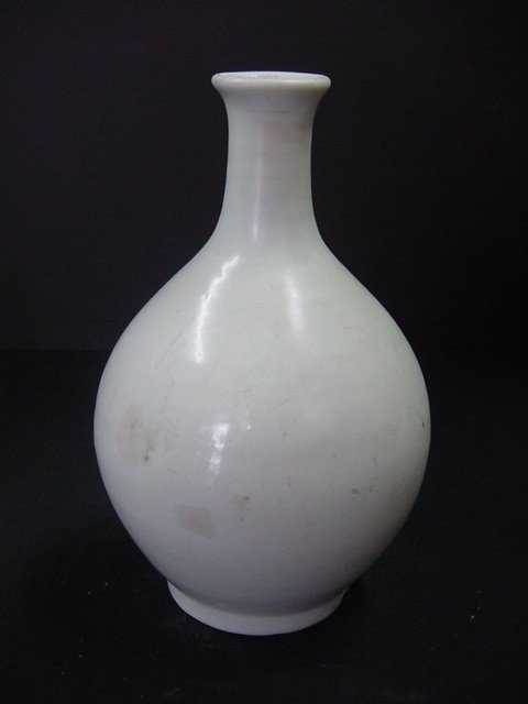 일제시대 연대인 백자 막주병