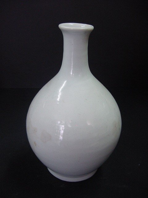 일제시대 연대인 백자 막주병