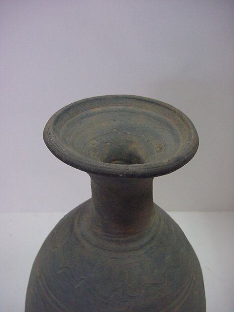 토기 삼단물결문 주병