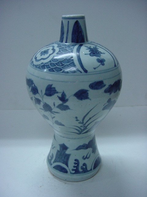 청화백자 화조문 매병