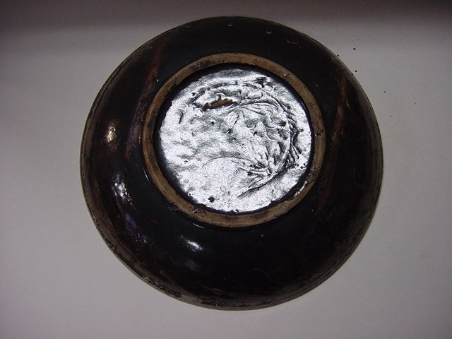 청화및철화 어문 대형접시