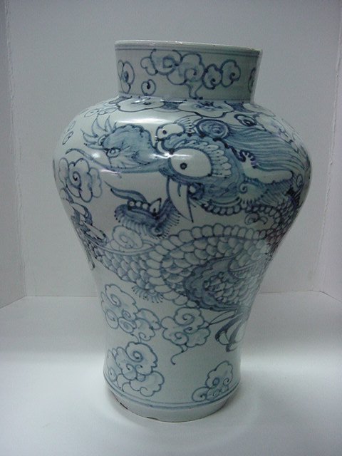 청화백자 운용문 대호