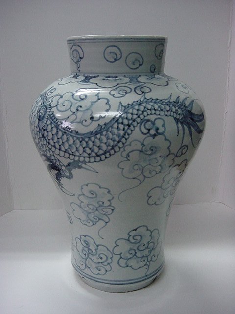 청화백자 운용문 대호