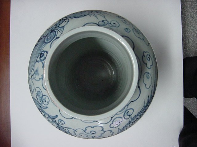 청화백자 운용문 대호