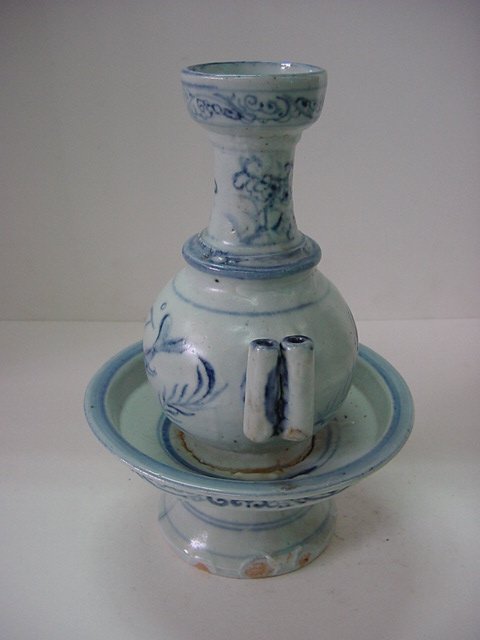 청화백자 어문기형 주자