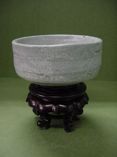 백자 각진막사발