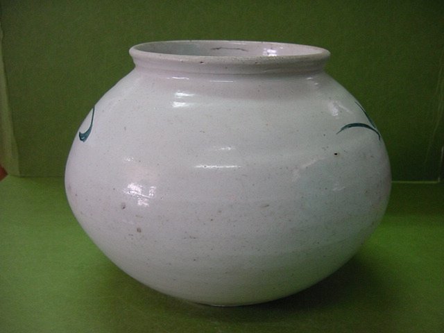 청송가마 청화백자 호