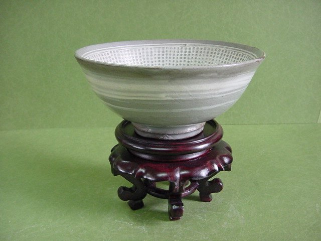 분청귀얄인화문 자완