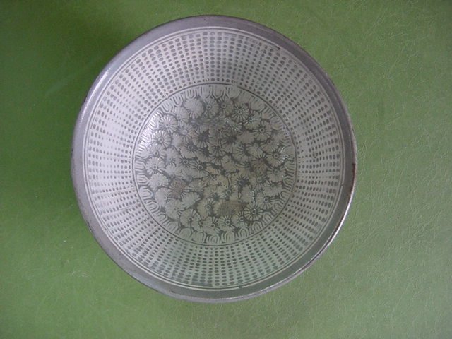 분청귀얄인화문 자완