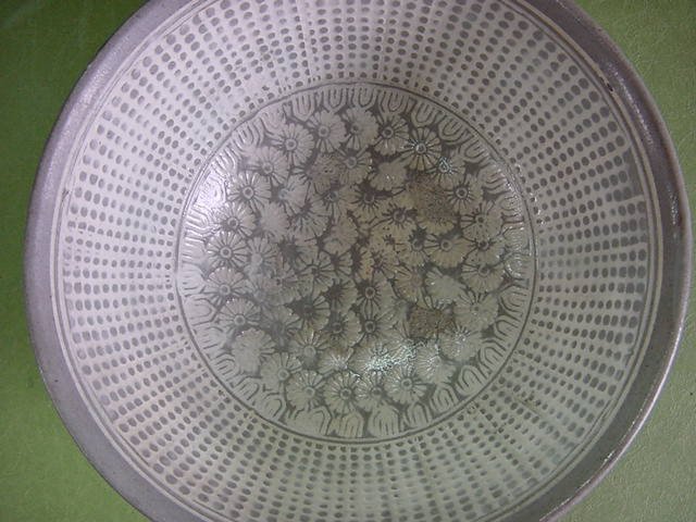 분청귀얄인화문 자완