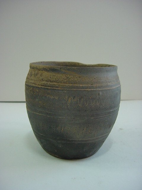 토기 물결문 잔