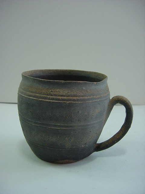 토기 물결문 잔