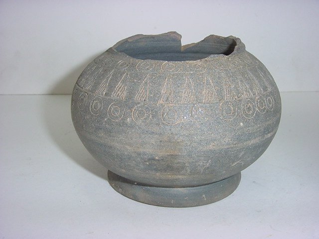 토기 굽다리태양문 소호