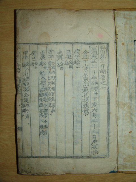 조선시대 목판본 고산유고(孤山遺稿) 6책완질