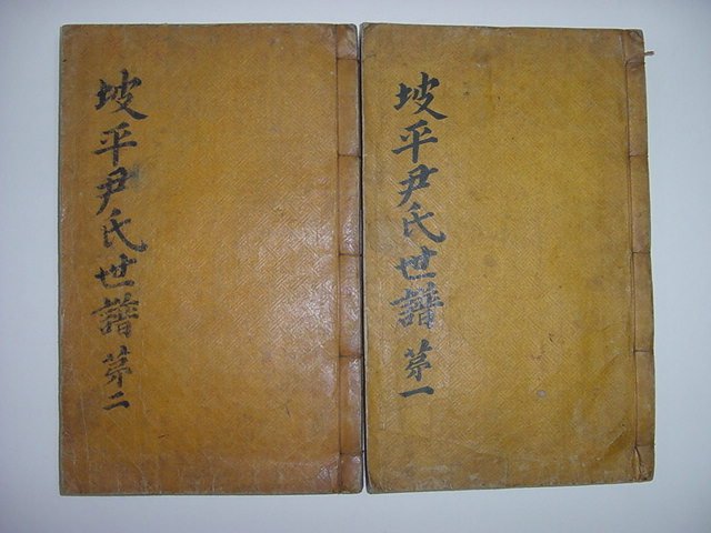 파평윤씨세보(坡平尹氏世譜) 43책(譜活字)