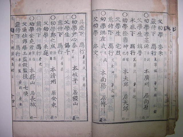 사마방목(司馬榜目) 1책완질(금속활자본)