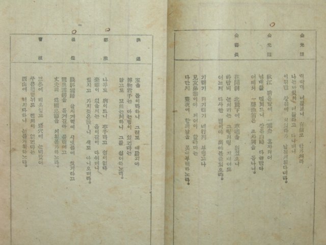 1946년 조선시조집(朝鮮時調集)1책완질