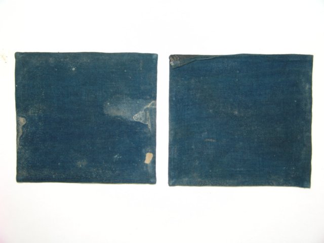 자수 화문사각배게모1쌍