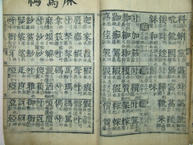 삼운성휘(三韻聲彙)권지 하 1책