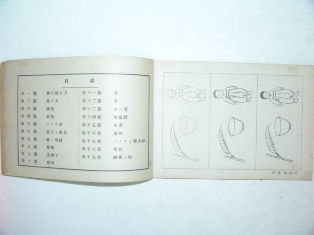 보통학교 도화첩(圖畵帖)제3학년 생도용 1책완질