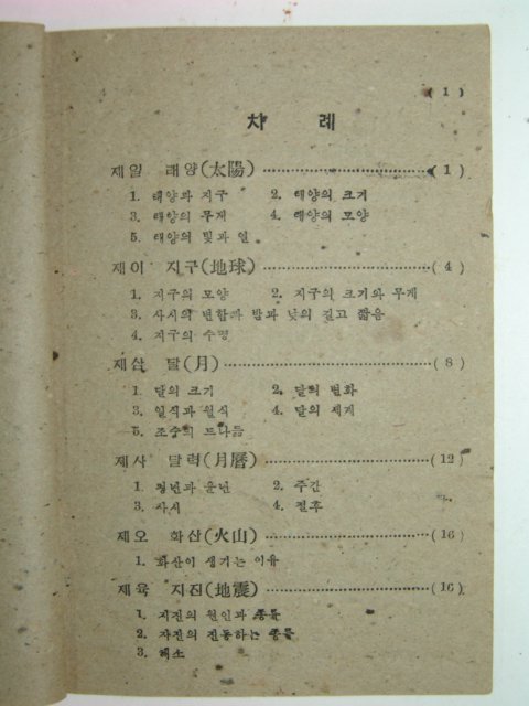 과학(科學)의 지식(知識)1책완질