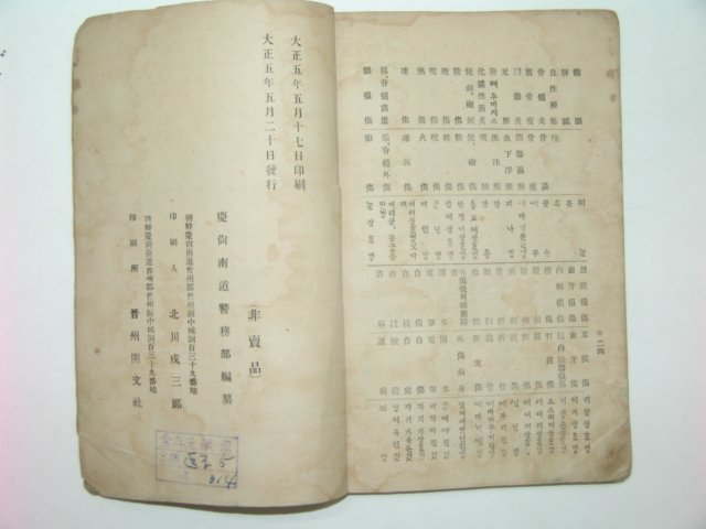 1916년 의생교과서(醫生敎科書)