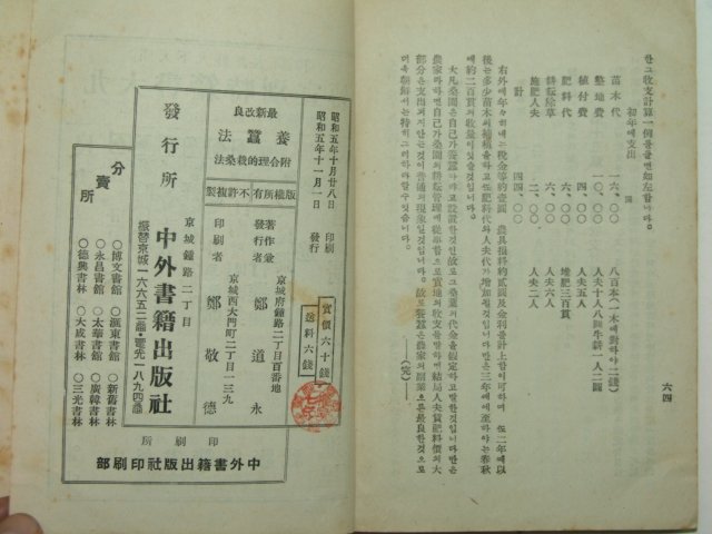 1930년 최신개량양잠법