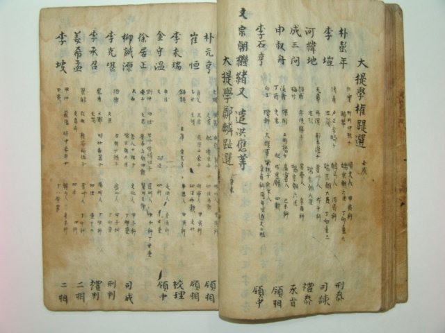 1804년 필사본 동국문헌록(東國文獻錄) 4책완질