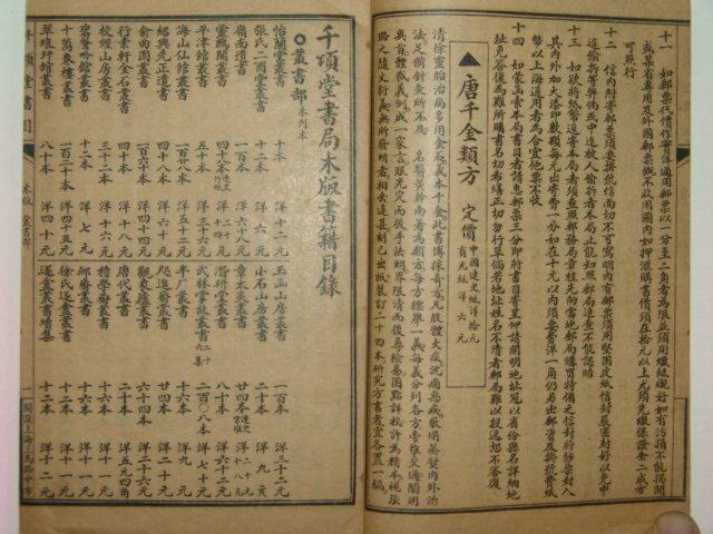 1916년 중국상해 천항당서국 도서목록 1책완질