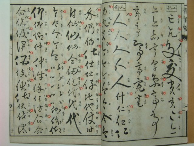 1926년 역대명인초자휘(歷代名人草字彙) 6책완질
