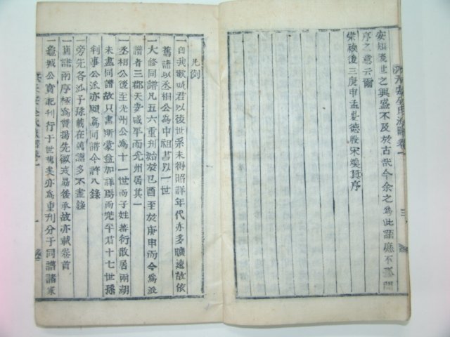 1915년 목활자본 천안전씨파보(天安全氏派譜) 1책완질