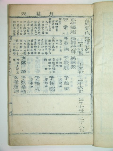 1931년 목활자본 현풍곽씨세보(玄風郭氏世譜) 2책완질