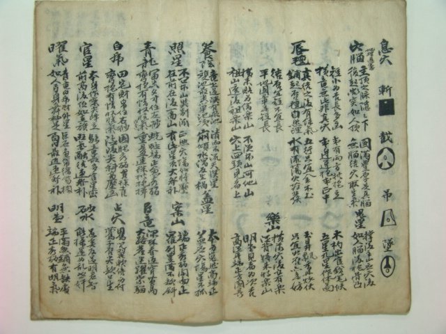 1800년대 필사본 지리요결(地理要訣) 1책