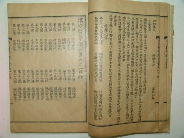 1933년 한방의학강습서 권1,2 池錫永사진수록