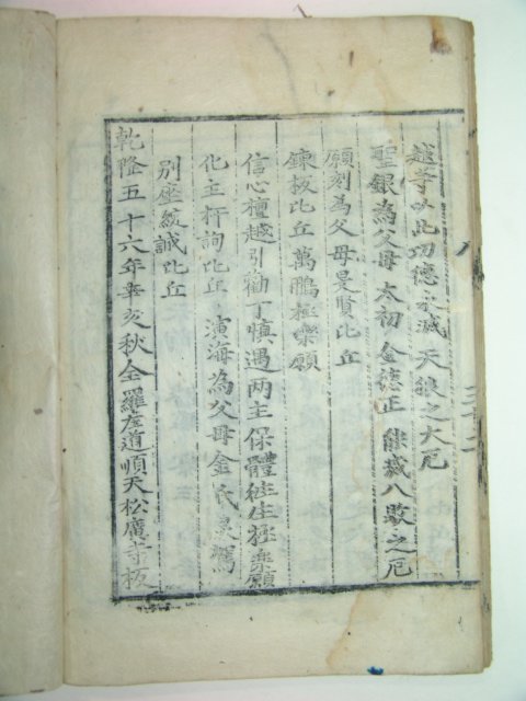 1791년 목판본 천지팔양경밀전(天地八陽經密傳)1책완질
