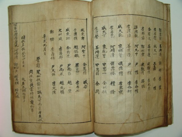 조선시대 고필사본 송강하공실록(松岡河公實錄)1책완질