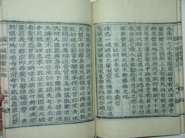 1925년 목활자본 일성재실기(一誠齋實紀) 1책완질