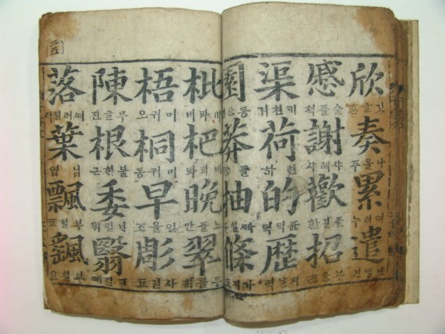 1862년 목판본 송계천자문(松溪千字文) 1책완질