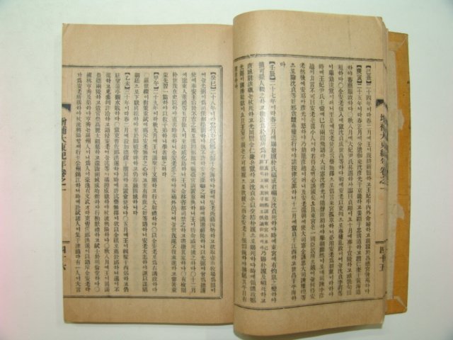 1928년 경성간행 증보대동기년(增補大東紀年) 2책완질