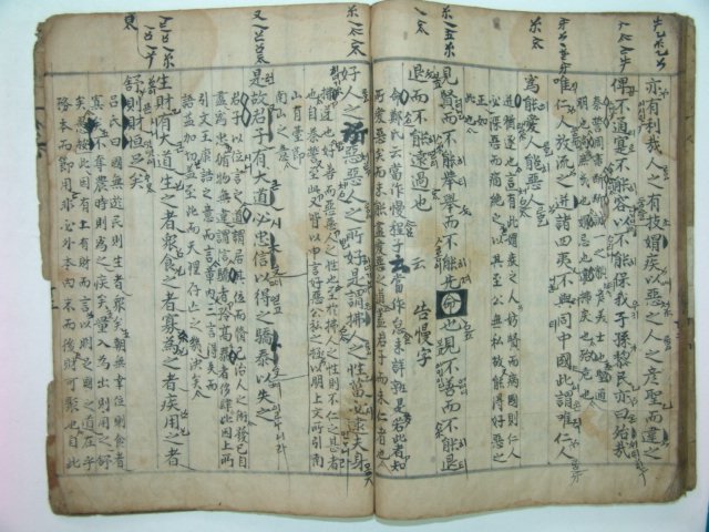 300년이상된 고필사본 중용(中庸) 1책완질