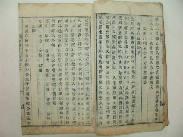 1910년 목활자본간행 경주이씨파보 3책완질