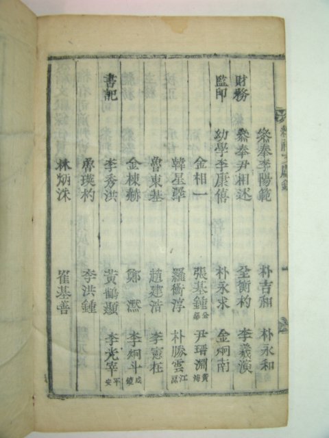 조선시대 목활자본간행 속보문헌록 5책완질