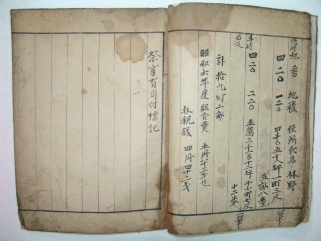 조선시대 필사본 장흥동산계(長興洞山契) 1책완질