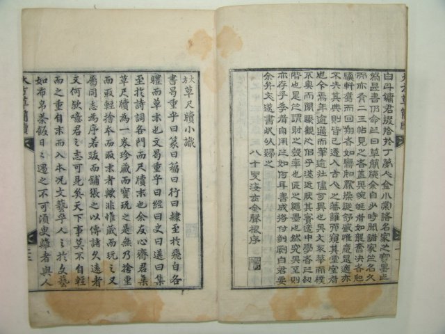 1921년 목판본간행 신선대방초간독(撰大方草簡牘) 1책