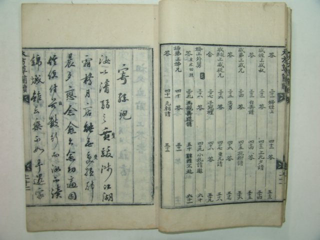 1921년 목판본간행 신선대방초간독(撰大方草簡牘) 1책