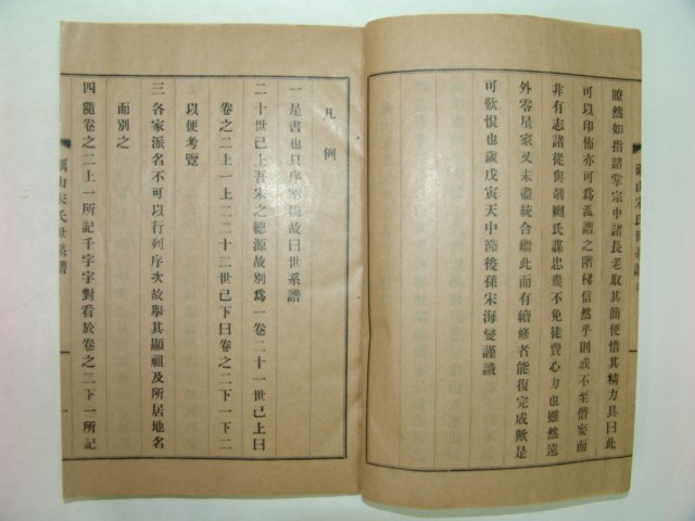 1938년 고흥발행 여산송씨원윤공파세계보(礪山宋氏元尹公派世系譜)4책완질