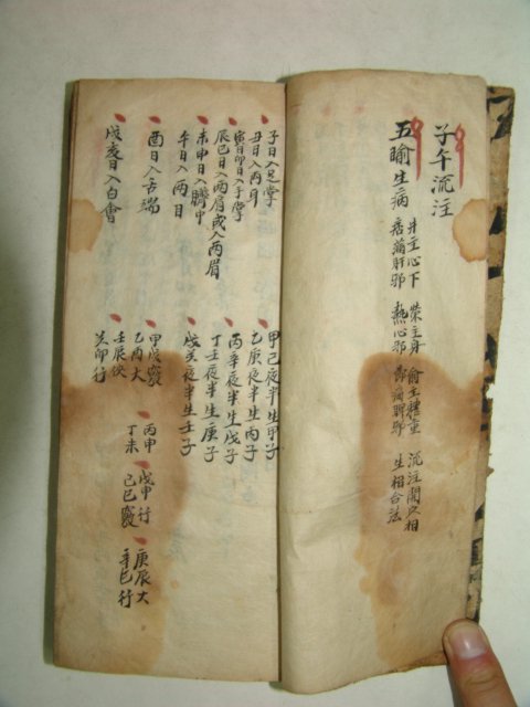 200년이상된 필사본 의서 활인방,회춘편,침구비방 1책