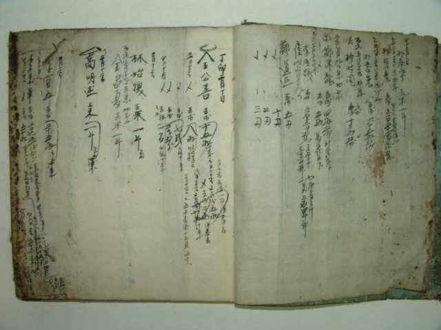 1927년 필사한 목지부(牧支簿) 1책