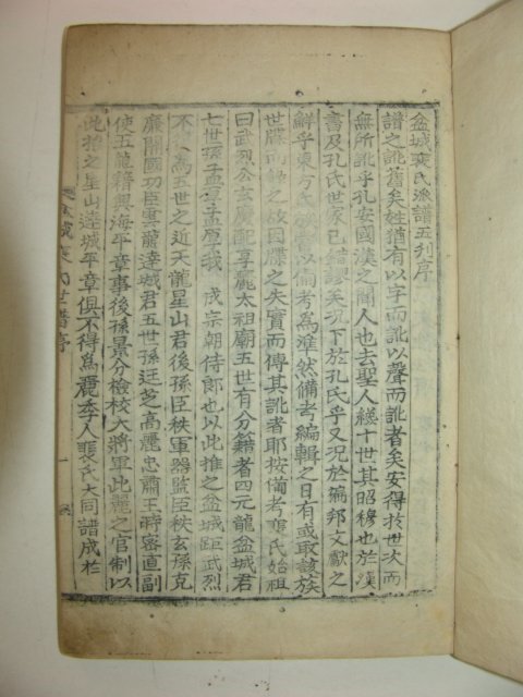 1922년 인보목활자간행 분성배씨세보(盆城裵氏世譜)9책완질