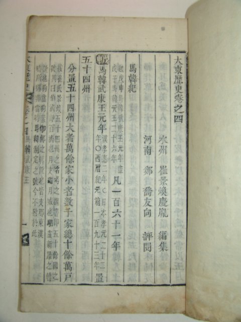 1905년 전사자간행 대동역사(大東歷史)2책완질